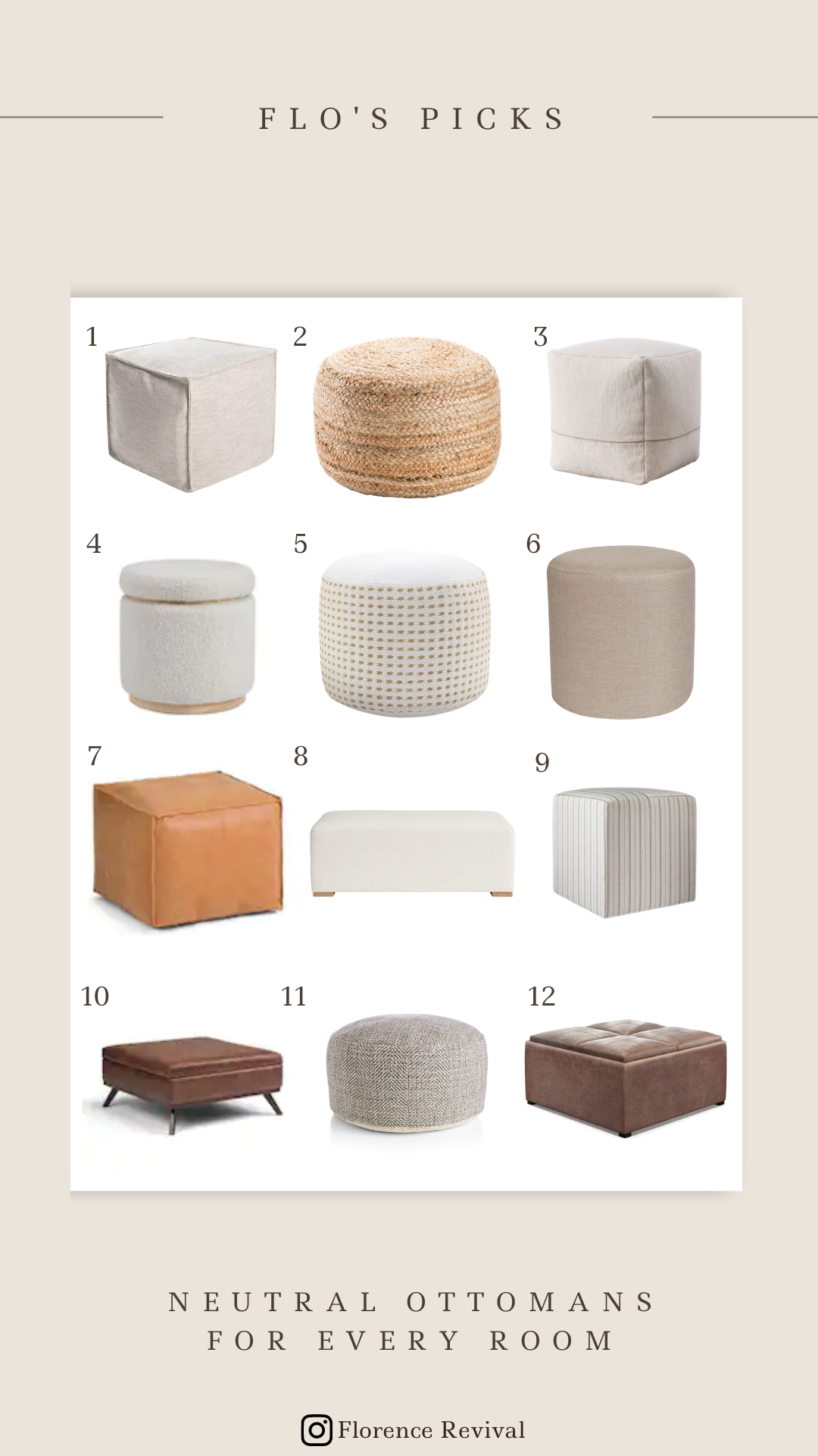 Images of my favorites for my ottoman roundup.