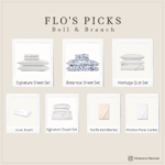My favorite picks from Boll & Branch! Great gifts for home!