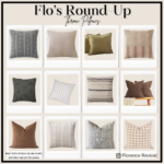 A round up of throw pillows.