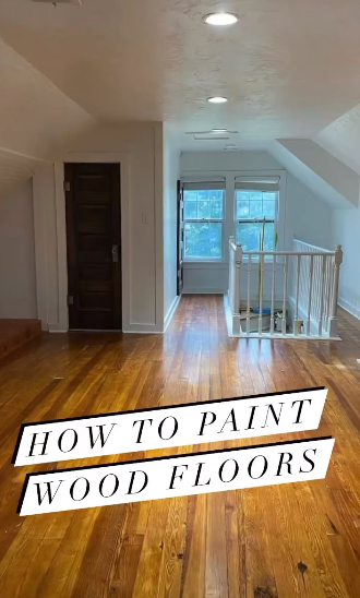 how to paint wood floors 