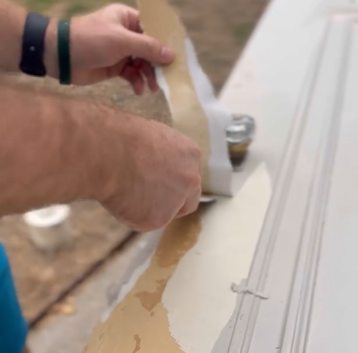 how to strip paint from a door 